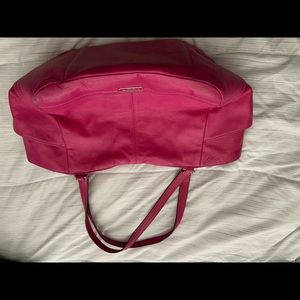 Pink Short handle Coach bag